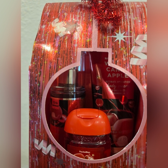 Bath & Body Works Red Candy Apple Self Care Set - Picture 2 of 4
